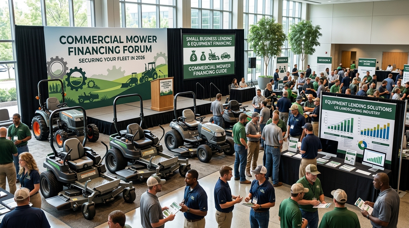 Illustration: Commercial Mower Financing Guide: Secure Your Fleet in 2026