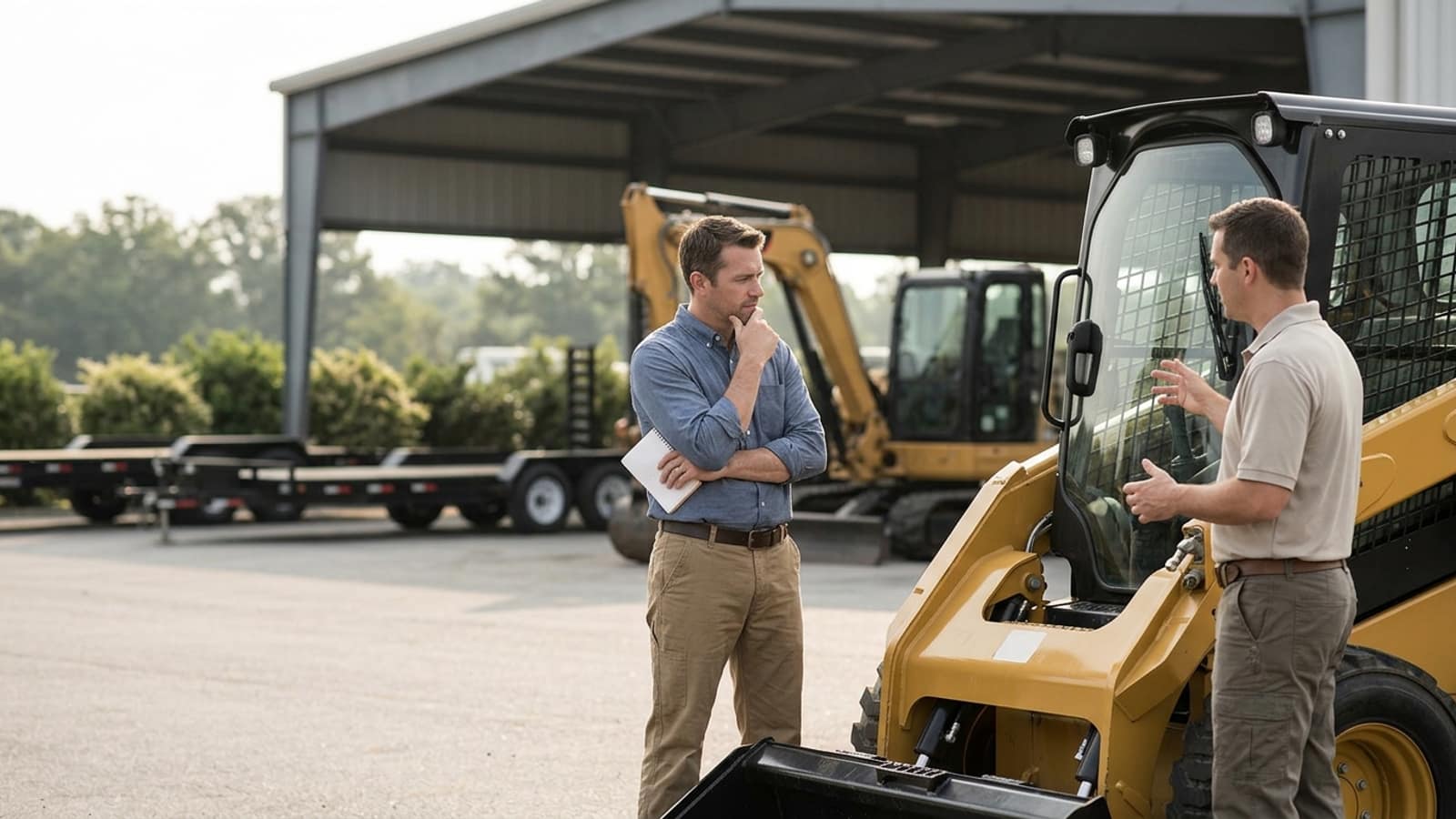 Illustration: Leasing vs. Buying Heavy Machinery: A 2026 Guide for Landscapers