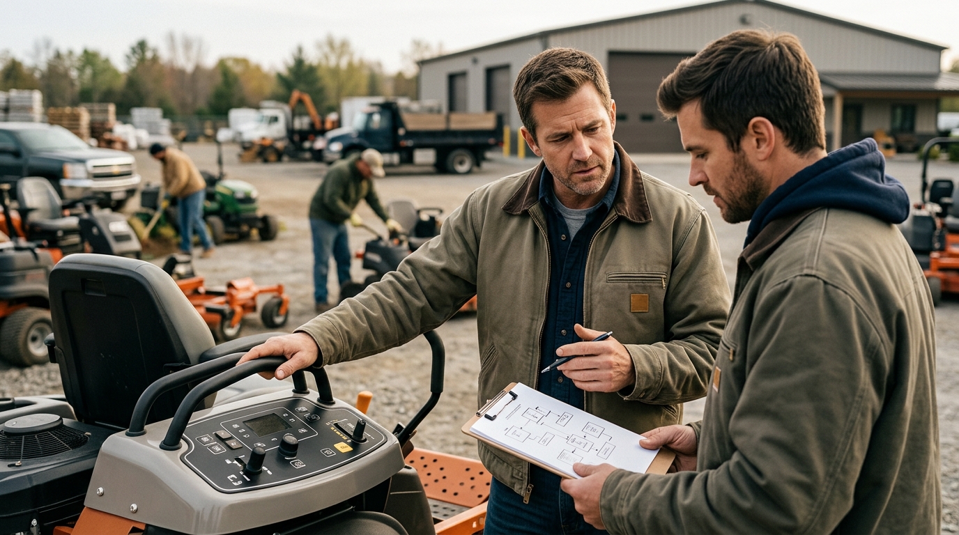 Illustration: Leasing vs. Buying: What Makes More Financial Sense for Mowers in 2026?
